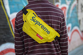 Сумка на пояс Бананка Барыжка Supreme Супрім Yellow Жовта, фото 3