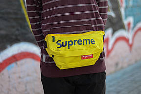 Сумка на пояс Бананка Барыжка Supreme Супрім Yellow Жовта, фото 4