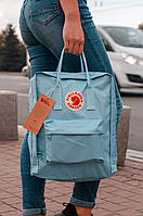 Рюкзак міський Fjallraven Kanken Classic 16 л Блакитний