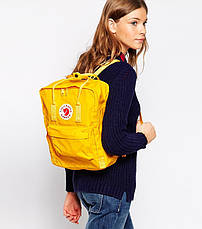 Рюкзак міський Fjallraven Kanken Classic 16 л Жовтий, фото 6