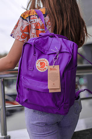 Рюкзак міський Fjallraven Kanken Classic 16 л Темно-фіолетовий, фото 1
