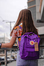 Рюкзак міський Fjallraven Kanken Classic 16 л Темно-фіолетовий, фото 3