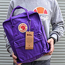 Рюкзак міський Fjallraven Kanken Classic 16 л Темно-фіолетовий, фото 5