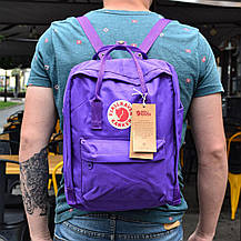 Рюкзак міський Fjallraven Kanken Classic 16 л Темно-фіолетовий, фото 6