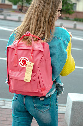 Рюкзак міський Fjallraven Kanken Classic 16 л Малиновий, фото 1