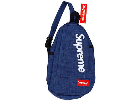 Сумка через плече Мессенджер Кросс-боді Supreme Суприм Джинс, фото 1