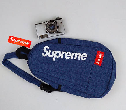Сумка через плече Мессенджер Кросс-боді Supreme Суприм Джинс, фото 2