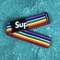 Ремень Пояс Supreme Sup Belt 120 см Rainbow Радуга Радужный