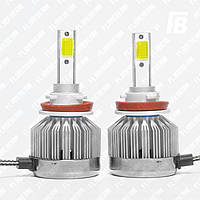 Лампы FB L1 (цоколь H11/H8) светодиодные (LED), Epistar COB, 3000 K, 12-24 В, 2 шт.