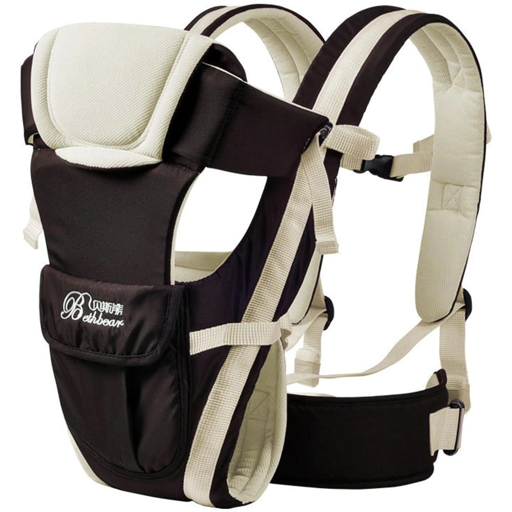 Слинг для новорожденных Bethbear. Эрго рюкзак переноска для детей. Сумка рюкзак кенгуру. Эргорюкзак (розовый) - фото 3 - id-p1083219325