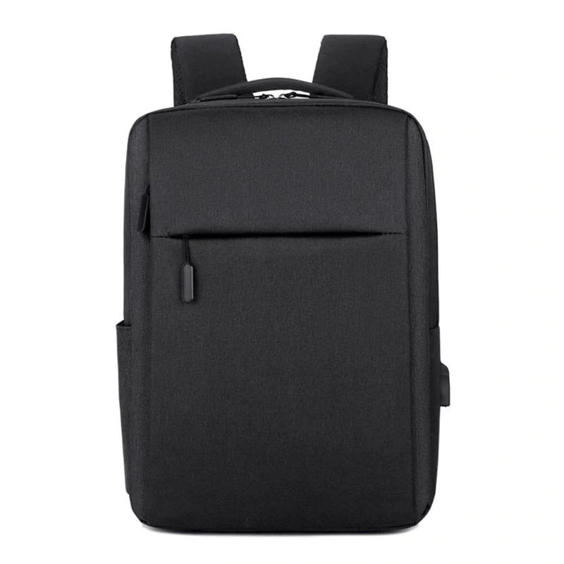 Рюкзак городской мужской с USB портом. Мужской рюкзак для ноутбука Черный - фото 2 - id-p1087473000