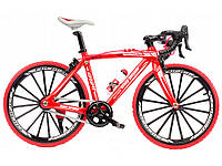 Модель спортивного велосипеда фингербайк Crazy Magic Finger 1:10 Спортивный Красный Хіт продажу!