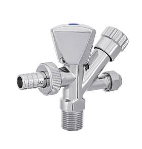 Комбінований вентиль Invena ZW-26-020 1/2"x3/4"x10(3/8")