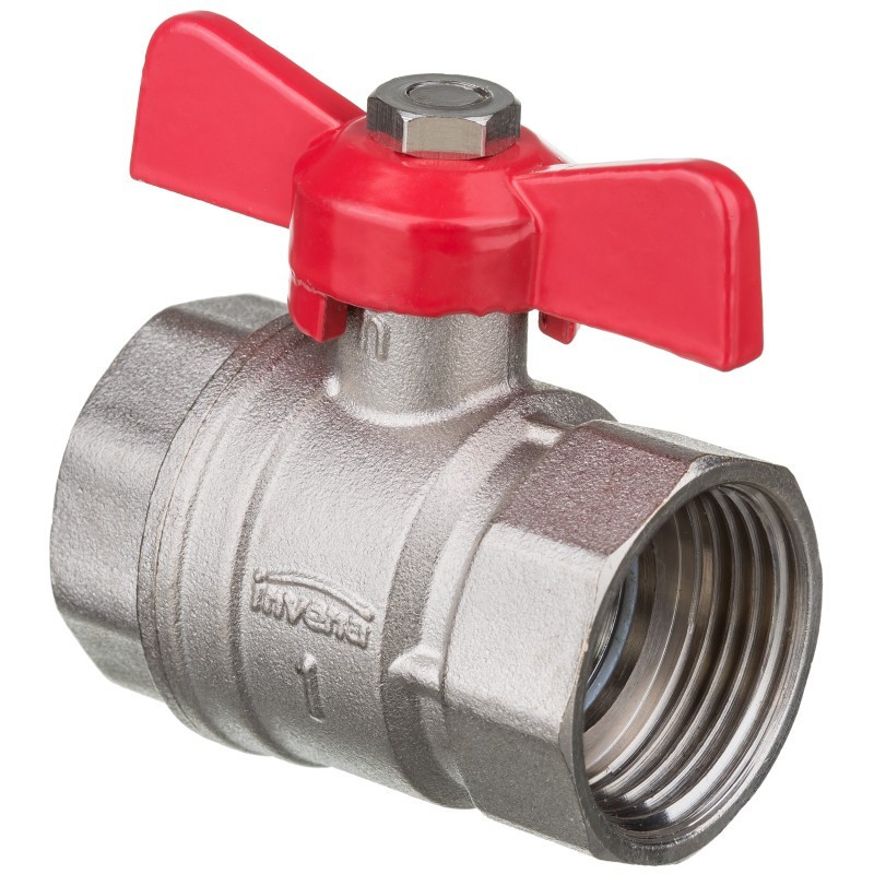 Кран-кульовий метелик В/В 1/2", DN15, Invena ZK-02-015