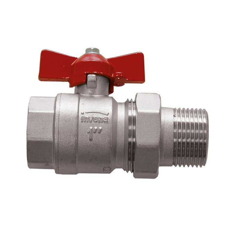 Кран американка 1/2", DN15, Invena ZK-31-015