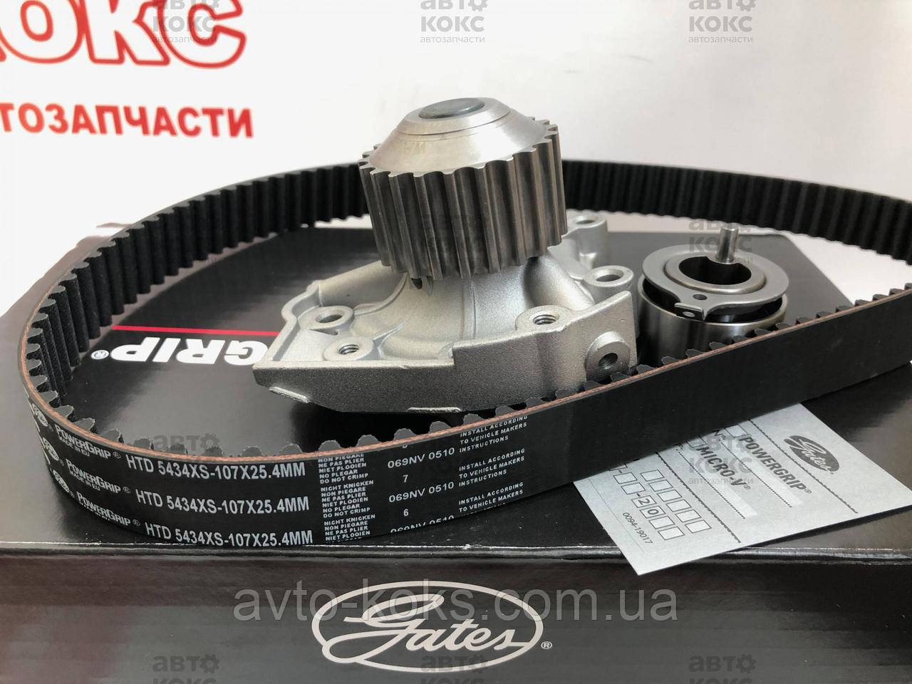 Gates KP15434XS Комплект ГРМ з помпою Daewoo Tico, Matiz 0.8, Chevrolet Matiz, Spark 0.8, фото 1