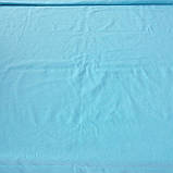 Фланель (байка) бірюзова однотонна, ш. 90 см, фото 3