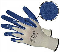 Защитные перчатки Artmas RWnyl Blue (600) kat.1, бело-синий, 8