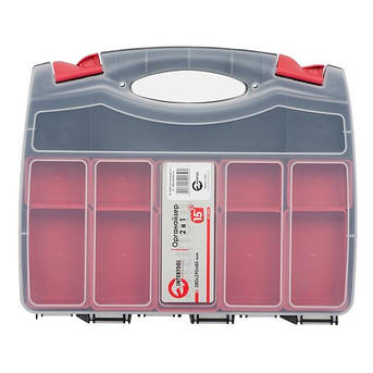 Органайзер пластиковий 15", 2 в 1 INTERTOOL BX-4005, фото 3