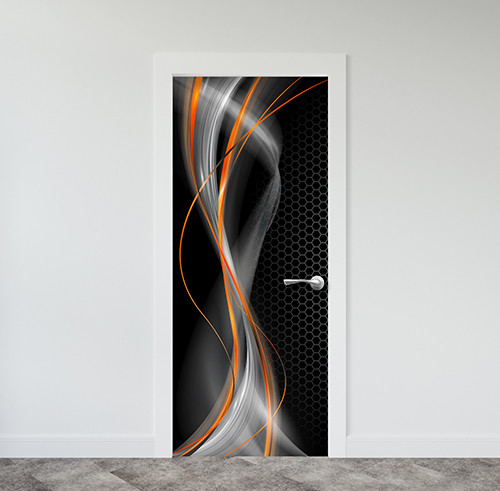 Вінілова наклейка на двері (самоклеюча ламінована плівка ПВХ) 200 х 65 см