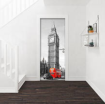 Вінілова наклейка на двері (самоклеюча ламінована плівка ПВХ) 200 х 65 см, фото 5