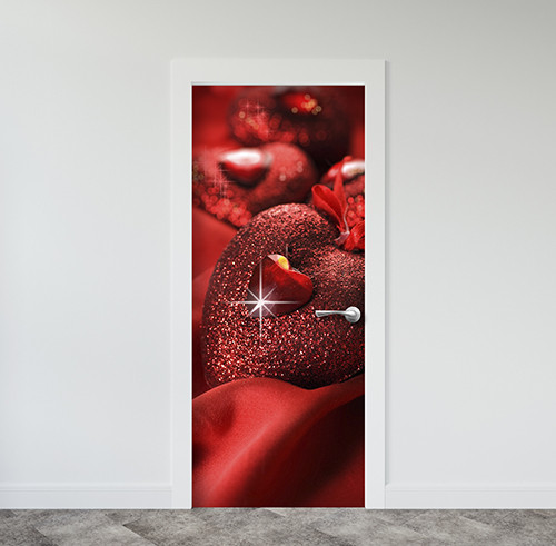 Вінілова наклейка на двері (самоклеюча ламінована плівка ПВХ) 200 х 65 см