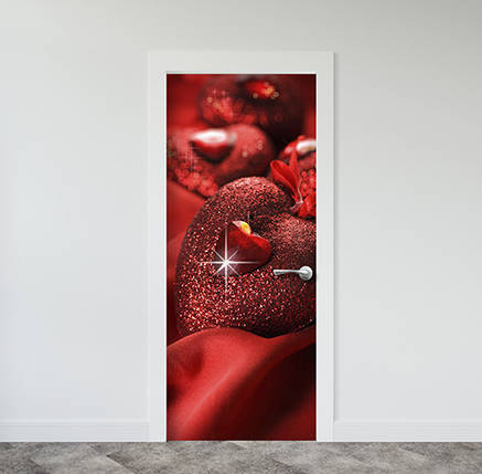 Вінілова наклейка на двері (самоклеюча ламінована плівка ПВХ) 200 х 65 см, фото 1