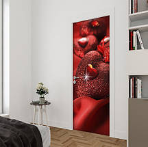 Вінілова наклейка на двері (самоклеюча ламінована плівка ПВХ) 200 х 65 см, фото 4