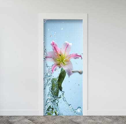 Інтер'єрна наклейка на двері (вінілова плівка самоклеюча ламінована ПВХ) 200 х 65 см, фото 1