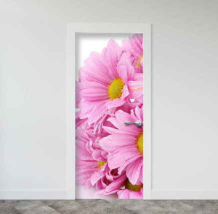 Інтер'єрна наклейка на двері (вінілова плівка самоклеюча ламінована ПВХ) 200 х 65 см, фото 1