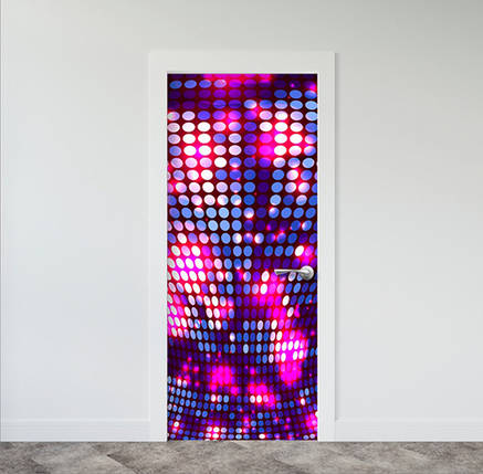 Вінілова наклейка на двері (самоклеюча ламінована плівка) 200 х 65 см, фото 1