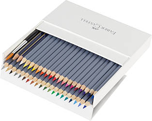 Акварельні олівці Faber-Castell Goldfaber Aqua 38 кольорів у студійній коробці з аксесуарами , 114616