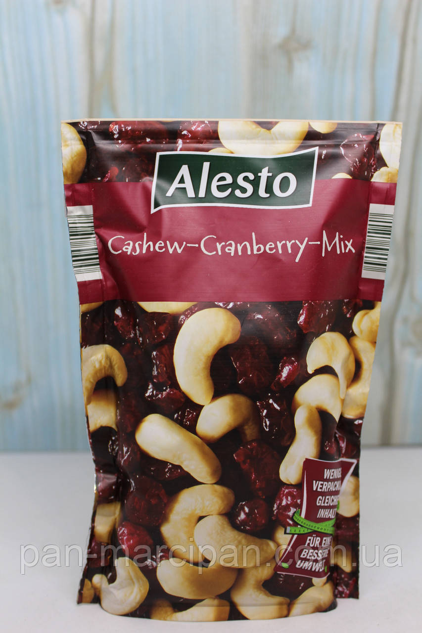 Горіхи кеш'ю з журавлиною Alesto Cashew-Cranberry-Mix 200г Німеччина, фото 1
