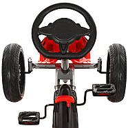 Дитячий карт Bambi 1504-2-3 Червоний | Педальна машинка веломобіль, фото 3