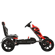 Дитячий карт Bambi 1504-2-3 Червоний | Педальна машинка веломобіль, фото 4