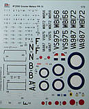 Пластикова модель 1/72 MPM 72560 британський реактивний винищувач Gloster Meteor PR Mk.10, фото 3