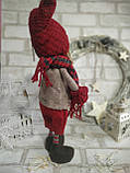 Лялька - новорічна інтер'єрна прикраса, ручна робота,  h-52 см, 480 грн., фото 3