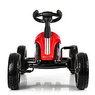Дитячий карт Bambi M 4087E-3 Червоний | Педальна машинка веломобіль (машинка для картингу), фото 4