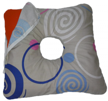 Наволочка на квадратну подушку при геморої з отвором Лежень,Україна, фото 1