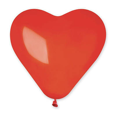G 10" Кристал червоне Повітряні кулі латексні серця 14 лютого