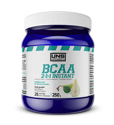 Амінокислоти БЦАА UNS BCAA 2-1-1 Instant 250 г (уцінка срок по 9.22), фото 1