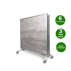 Керамічний біоконвектор Ecoteplo DUO 1000 ME сірий лофт, Керамічний нагрівач 1000 Вт