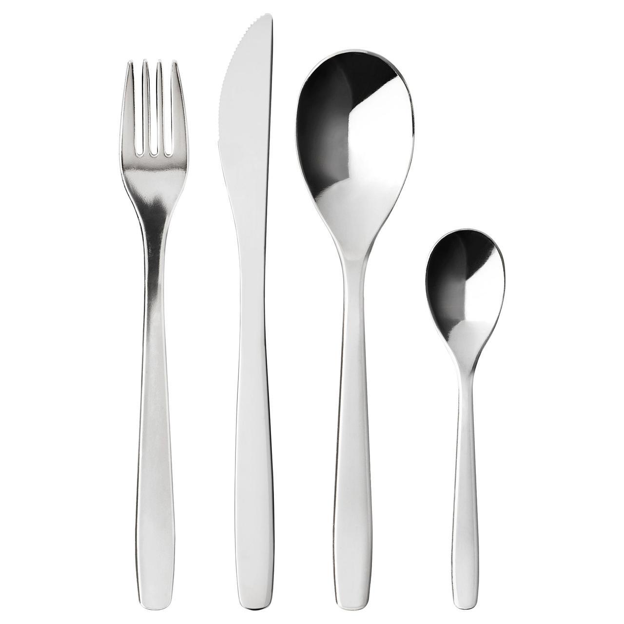 IKEA MOPSIG (003.430.03) Набор столовых приборов, 16 шт.