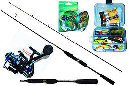 Набір для джигового лову хижої риби (спінінг 2.10 м)