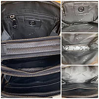 Чоловіча шкіряна сумка месенджер на і через плече на три відділення H. T. Leather, фото 9