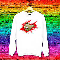 Світшот з принтом Рибка Push IT