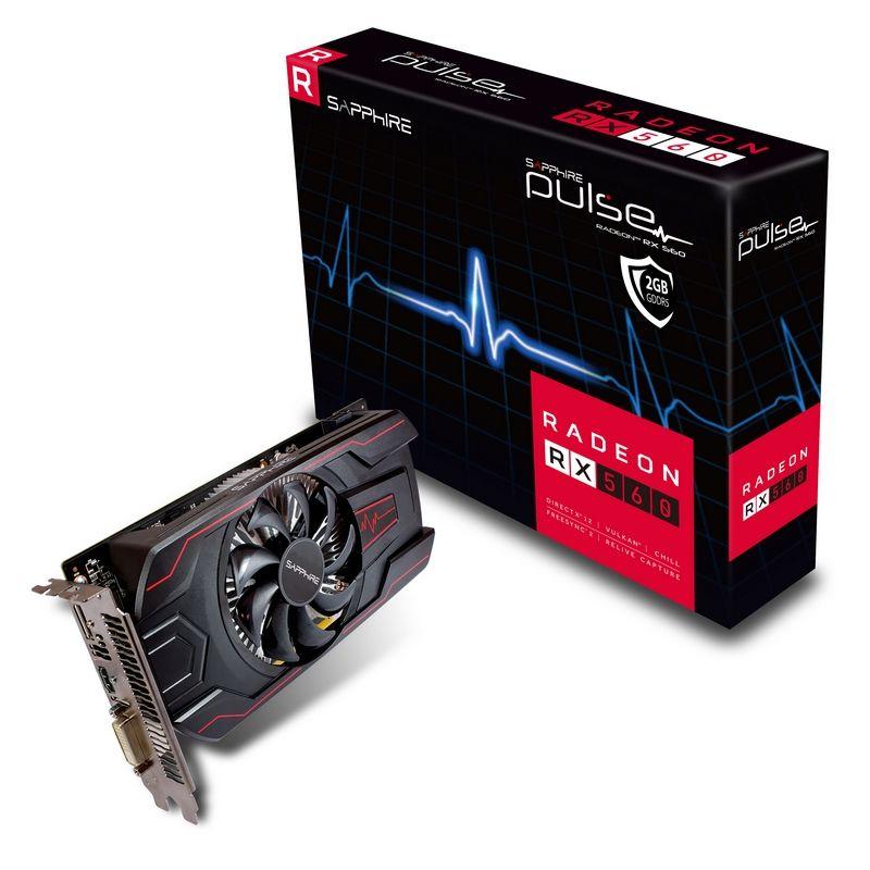 Відеокарта Sapphire Pulse RX 560 4 Gb, фото 1