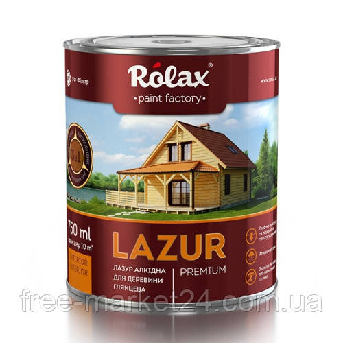 Лазур для деревини Rolax Premium No102 Тік 0.75 л