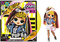 Лялька ЛОЛ ОМГ Дисколеді серії Ремікс L.O.L Surprise! O.M.G. Remix Pop B.B. Fashion Doll (567257)