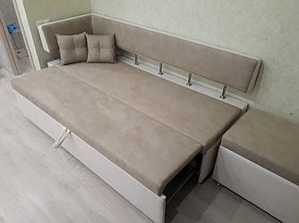 Кухонний диван з боковою спинкою та спальним місцем «Тогіпо D»